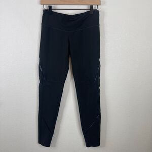 C9 by Champion Womens Leggings Size M Solid Black Pocket‎ Yoga Running Athletic
